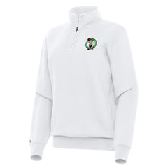Boston Celtics Antigua Women's Victory Quarter-Zip Sweatshirt