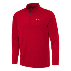 Chicago Bulls Antigua Reprocess Quarter-Zip Top
