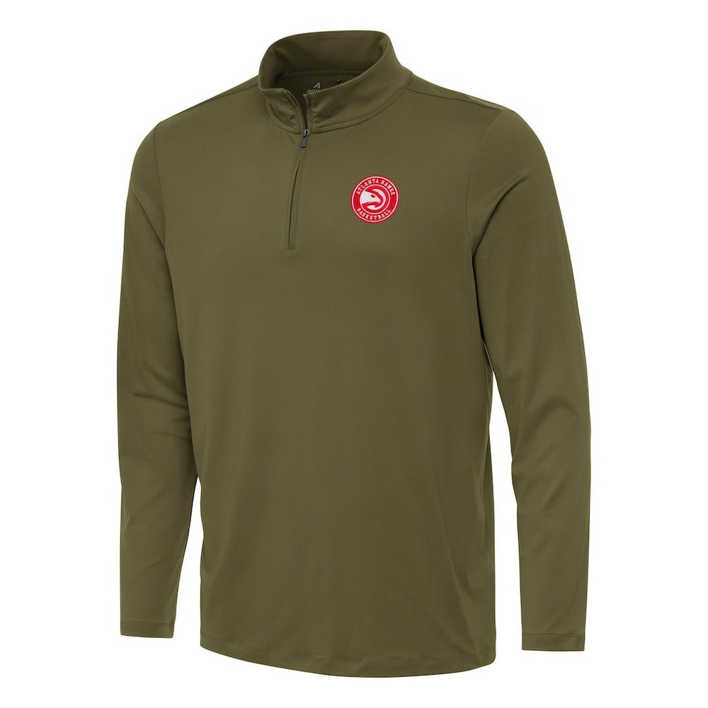 Atlanta Hawks Antigua Reprocess Quarter-Zip Top