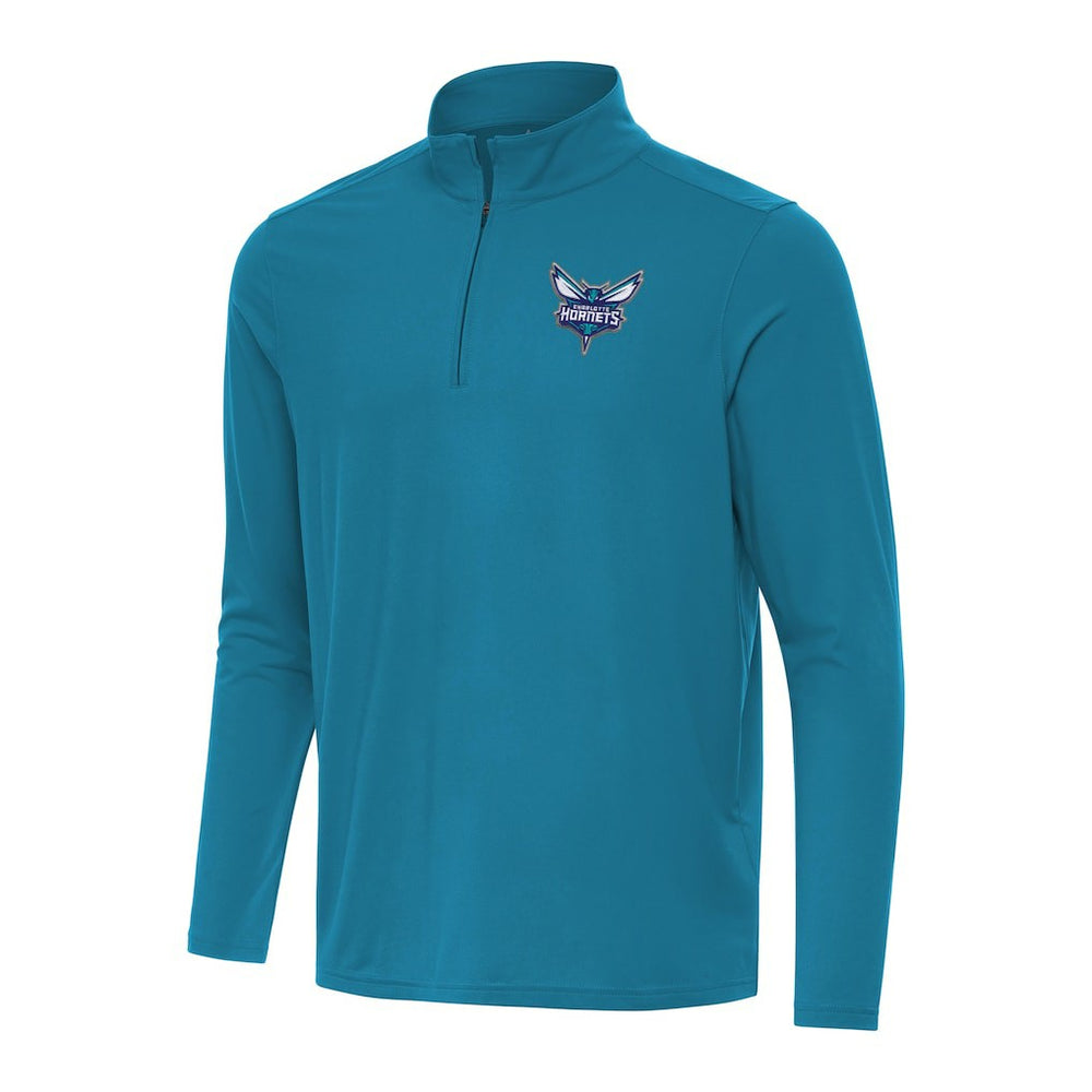 Charlotte Hornets Antigua Intent Quarter-Zip Top