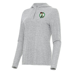 Boston Celtics Antigua Women's Daybreak Quarter-Zip Hoodie