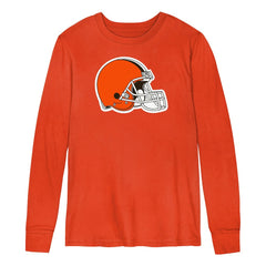 Youth Primary Logo Long Sleeve T-Shirt - Cleveland Browns T-shirts