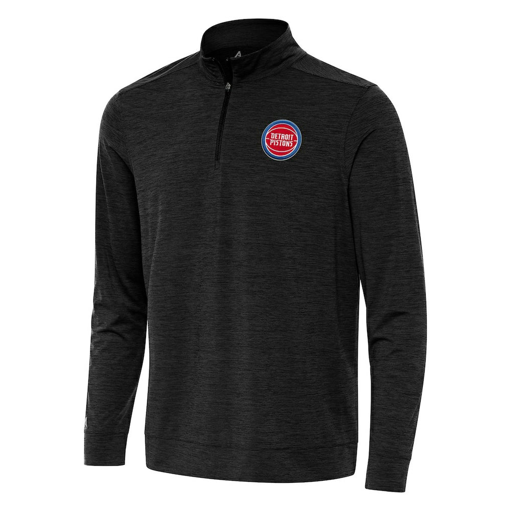 Detroit Pistons Antigua Bright Quarter-Zip Top sale