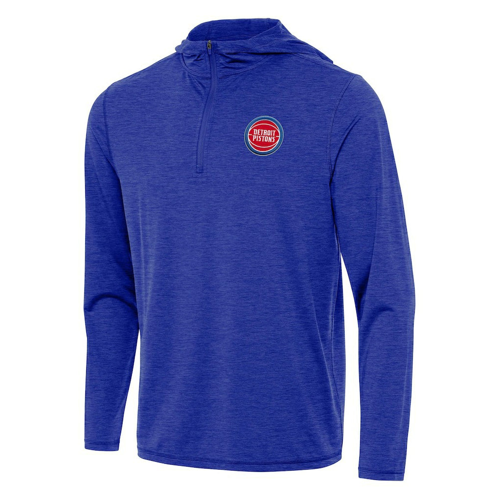 Detroit Pistons Antigua Tidy Quarter-Zip Hoodie sale
