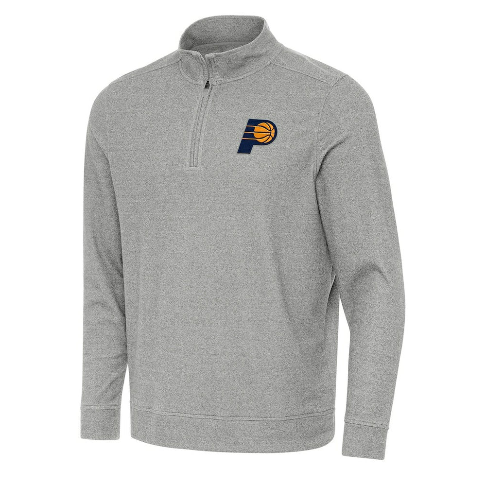 Indiana Pacers Antigua Subtle Quarter-Zip Sweatshirt