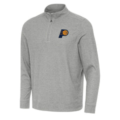 Indiana Pacers Antigua Subtle Quarter-Zip Sweatshirt
