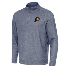 Indiana Pacers Antigua Subtle Quarter-Zip Sweatshirt