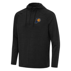 Indiana Pacers Antigua Spikes Raglan Quarter-Zip Hoodie