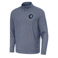 Minnesota Timberwolves Antigua Subtle Quarter-Zip Sweatshirt