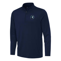 Minnesota Timberwolves Antigua Reprocess Quarter-Zip Top