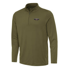 New Orleans Pelicans Antigua Reprocess Quarter-Zip Top