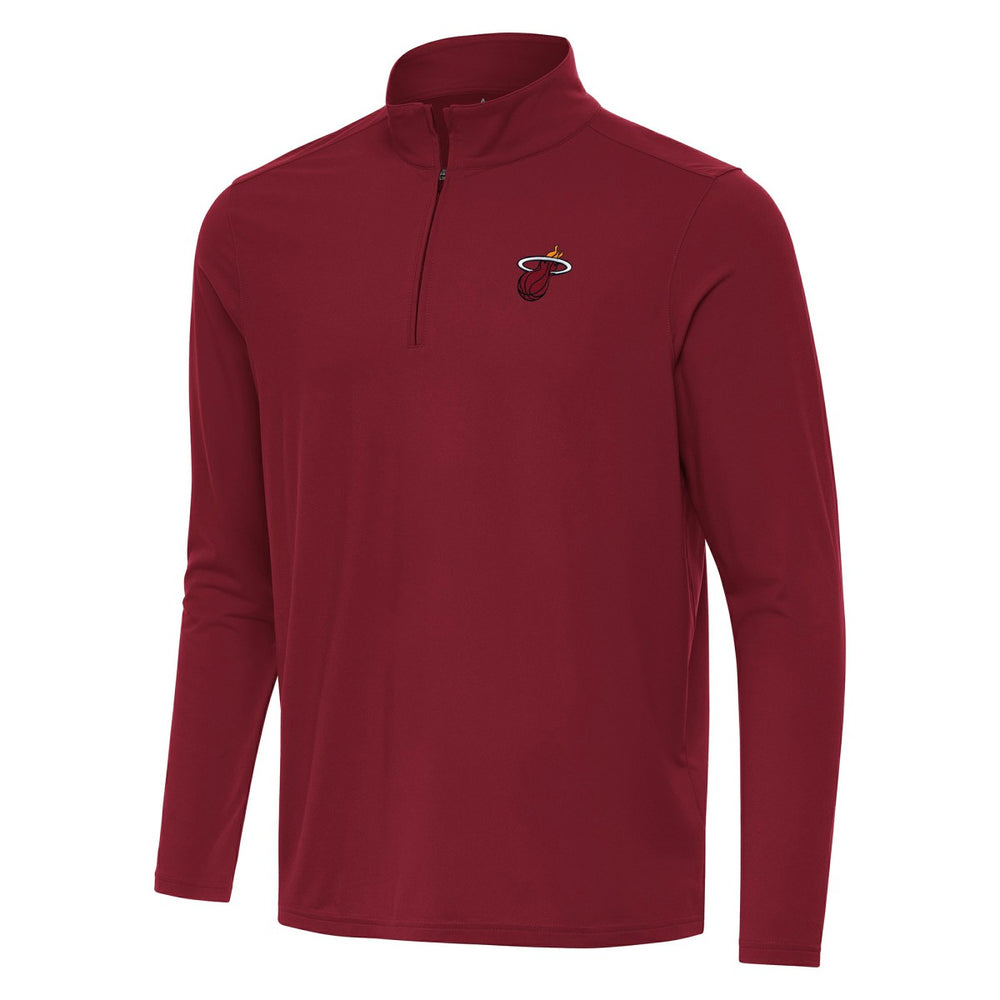 Miami Heat Antigua Intent Quarter-Zip Top