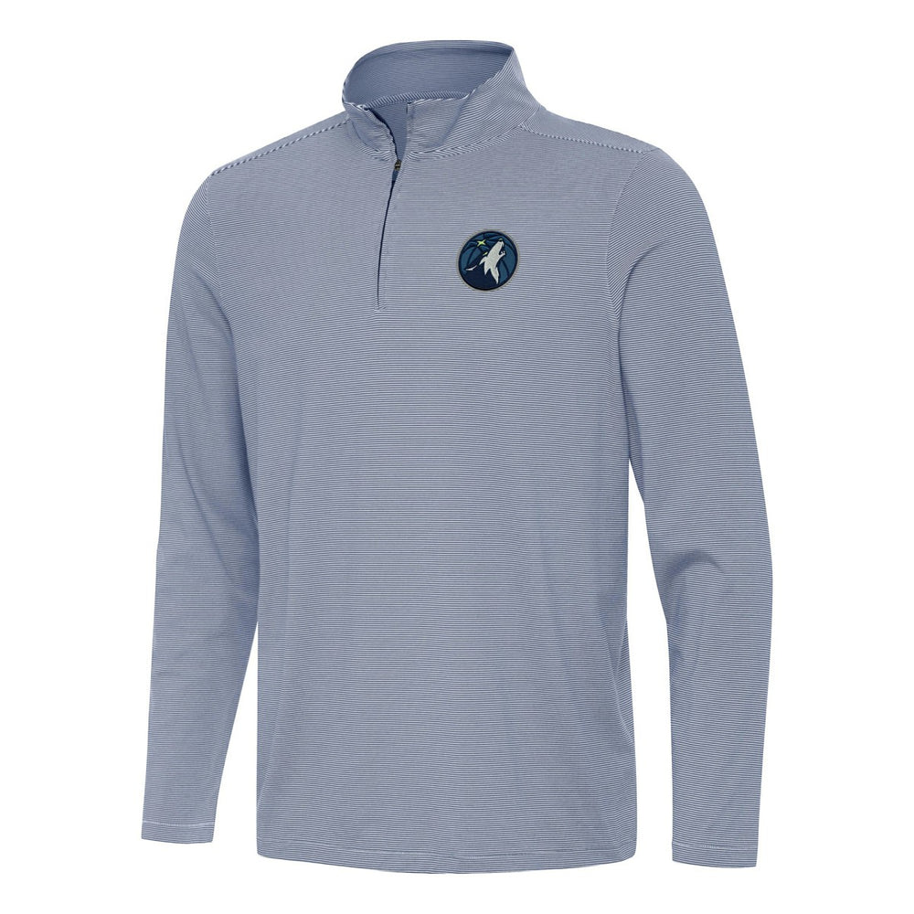 Minnesota Timberwolves Antigua Twine Quarter-Zip Top