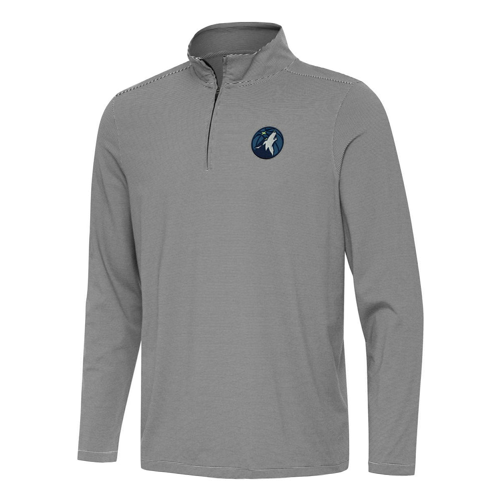 Minnesota Timberwolves Antigua Twine Quarter-Zip Top