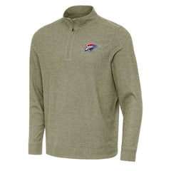 Oklahoma City Thunder Antigua Subtle Quarter-Zip Sweatshirt