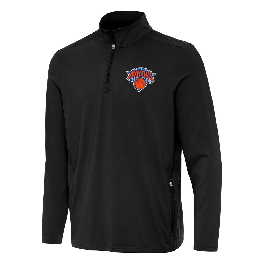 New York Knicks Antigua Perilous Quarter-Zip Sweatshirt