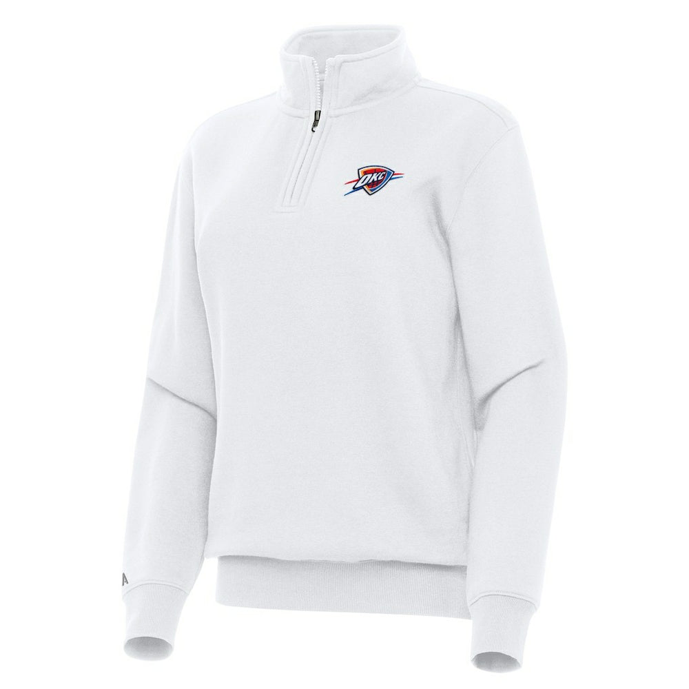 Oklahoma City Thunder Antigua Women's Victory Quarter-Zip Sweatshirt