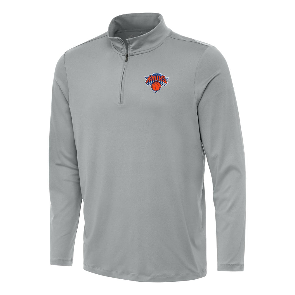 New York Knicks Antigua Reprocess Quarter-Zip Top