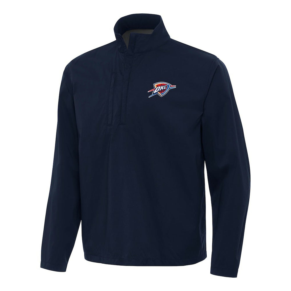 Oklahoma City Thunder Antigua Brisk Quarter-Zip Windbreaker