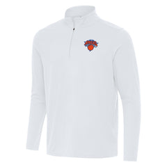 New York Knicks Antigua Intent Quarter-Zip Top