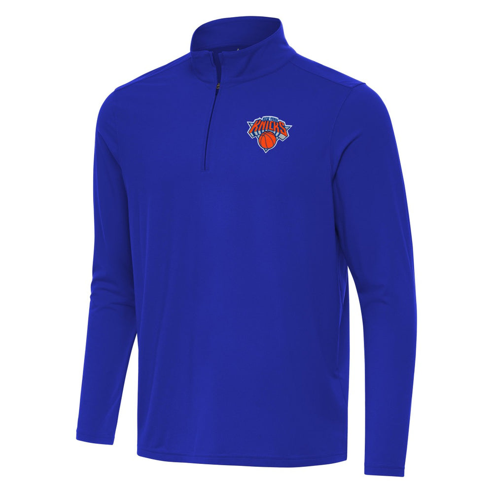 New York Knicks Antigua Intent Quarter-Zip Top