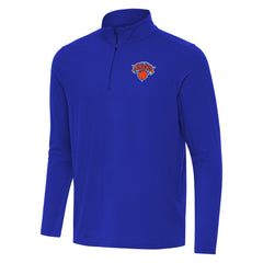 New York Knicks Antigua Intent Quarter-Zip Top