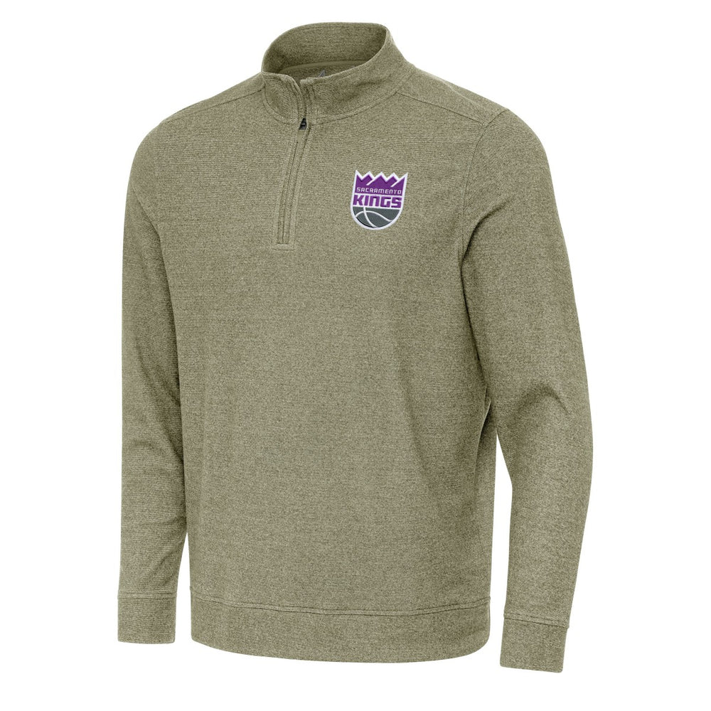 Sacramento Kings Antigua Subtle Quarter-Zip Sweatshirt