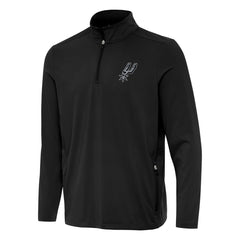 San Antonio Spurs Antigua Perilous Quarter-Zip Sweatshirt