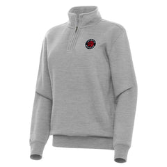 Toronto Raptors Antigua Women's Victory Quarter-Zip Sweatshirt