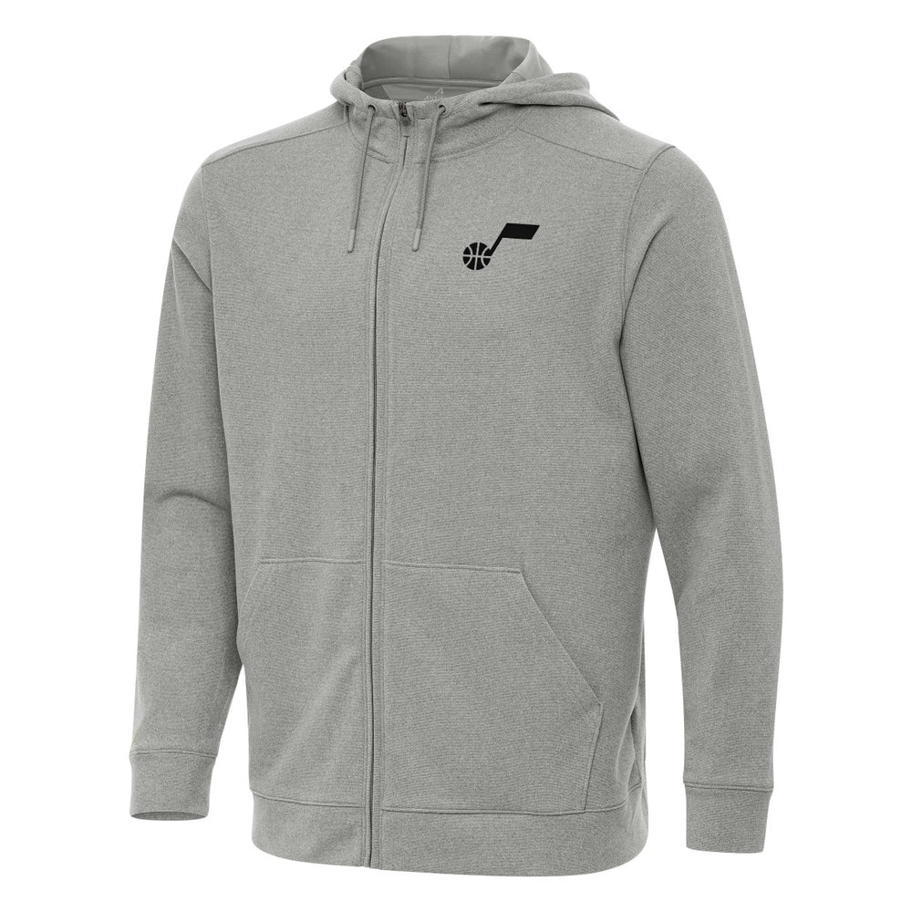 Utah Jazz Antigua Effortless Full-Zip Hoodie Jacket