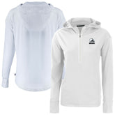 Cutter & Buck Women's Daybreak Eco Recycled Half-Zip Hoodie - Cleveland Browns Hoodies