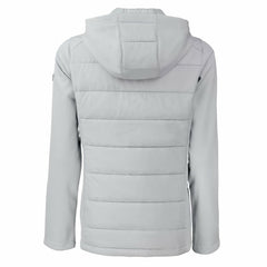 Cutter & Buck Women's Evoke Hybrid Eco Softshell Recycled Full-Zip Hooded Jacket - Cleveland Browns Jackets