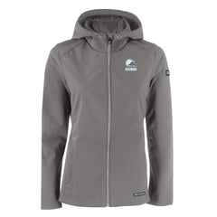 Cutter & Buck Women's Evoke Eco Softshell Recycled Full-Zip Hoodie Jacket - Cleveland Browns Hoodies