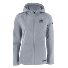 Cutter & Buck Women's Evoke Eco Softshell Recycled Full-Zip Hoodie Jacket - Cleveland Browns Hoodies