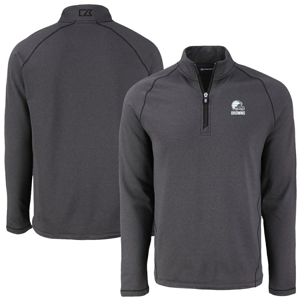 Cutter & Buck Peshastin Eco Fleece Recycled Half-Zip Pullover - Cleveland Browns Pullover