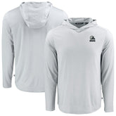 Cutter & Buck Coastline Epic Comfort Eco Recycled Long Sleeve Hooded T-Shirt - Cleveland Browns T-shirts