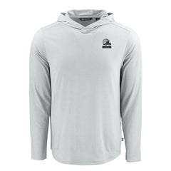 Cutter & Buck Coastline Epic Comfort Eco Recycled Long Sleeve Hooded T-Shirt - Cleveland Browns T-shirts