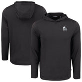 Cutter & Buck Coastline Epic Comfort Eco Recycled Long Sleeve Hooded T-Shirt - Cleveland Browns T-shirts