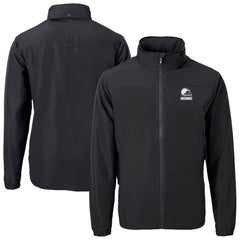 Cutter & Buck Charter Eco Recycled Full-Zip Hoodie Jacket - Cleveland Browns Hoodies
