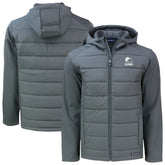 Cutter & Buck Evoke Hybrid Eco Softshell Recycled Full-Zip Hooded Jacket - Cleveland Browns Jackets