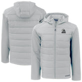 Cutter & Buck Evoke Hybrid Eco Softshell Recycled Full-Zip Hooded Jacket - Cleveland Browns Jackets