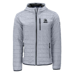 Cutter & Buck Rainier Primaloft Eco Full-Zip Hooded Jacket - Cleveland Browns Jackets