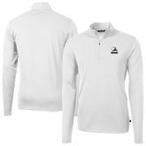 Cutter & Buck Big & Tall Virtue Eco Pique Recycled Quarter-Zip Pullover Top - Cleveland Browns Pullover