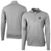 Cutter & Buck Big & Tall Virtue Eco Pique Recycled Quarter-Zip Pullover Top - Cleveland Browns Pullover