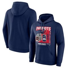 Bud Light Pullover Hoodie - New England Patriots Hoodies