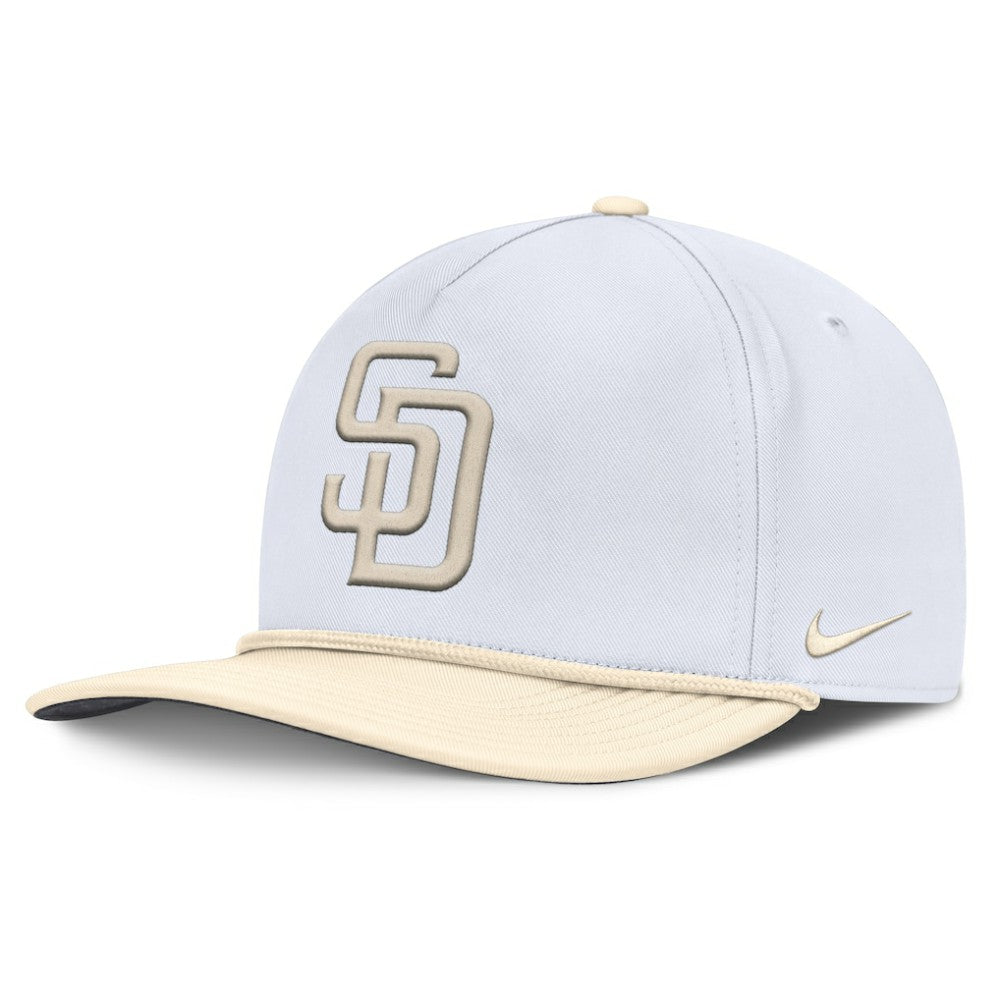 White/Cream San Diego Padres Nike Pro Performance Snapback Hat