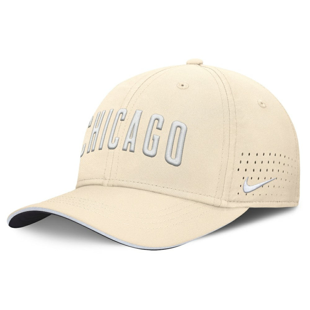 Cream Chicago Cubs Nike Rise Performance Flex Hat