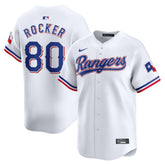 White Kumar Rocker Texas Rangers Nike Home Limited Player Jersey