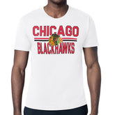 NHL Chicago Blackhawks Starter Mesh Look Team Name T-Shirt