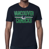 NHL Vancouver Canucks Starter Mesh Look Team Name T-Shirt